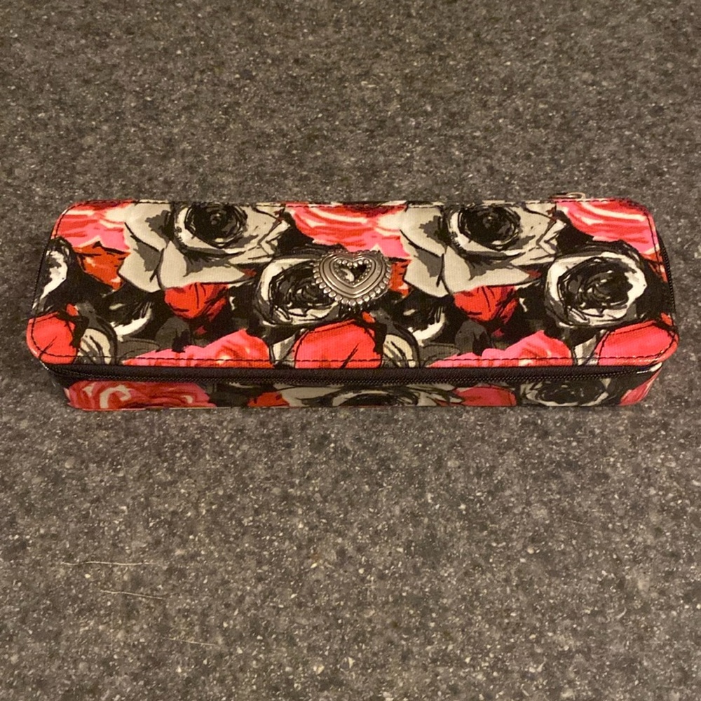 Brighton Madison Travel Jewelry Box Rose GUC